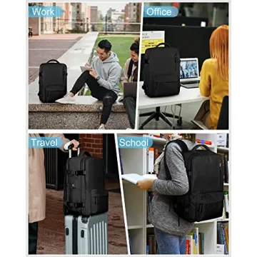 VECAVE Travel Backpack, Waterproof Carry-On for Women