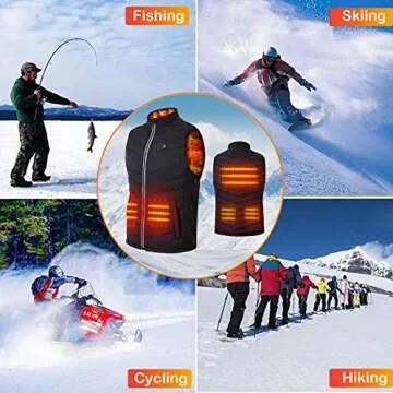 SGKOW Heated Vest for Cold Weather Outdoor Activities