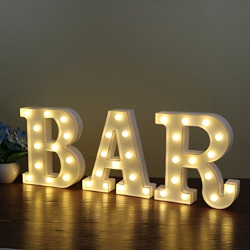 Illuminate Your Parties with BAR Marquee Sign