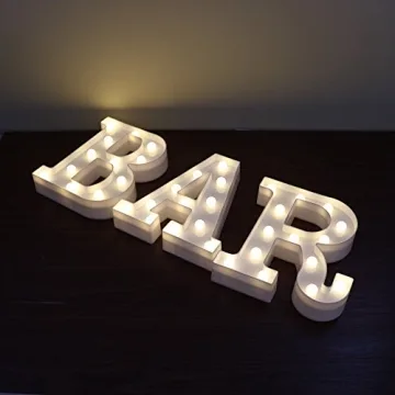 Illuminate Your Parties with BAR Marquee Sign