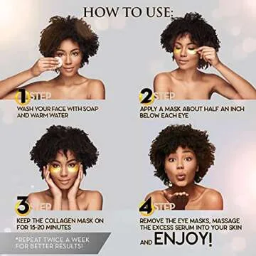 Collagen Under Eye Masks for Brightening Eyes