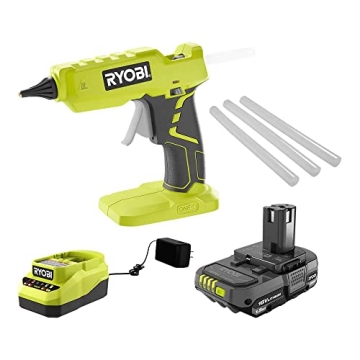 Ryobi Glue Gun P305 with Charger & Lithium-ion Battery