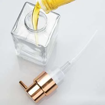 Stylish mDesign Glass Foaming Hand Soap Dispenser Set