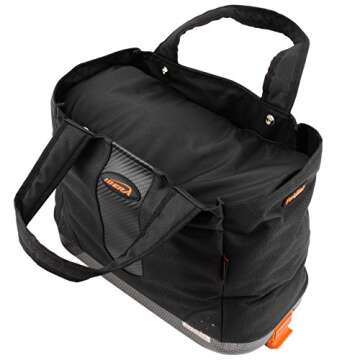 Ibera 2 in 1 Insulated Cooler Bike Bag for Grocery