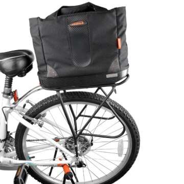 Ibera 2 in 1 Insulated Cooler Bike Bag for Grocery