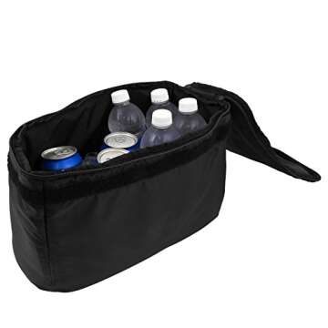 Ibera 2 in 1 Insulated Cooler Bike Bag for Grocery