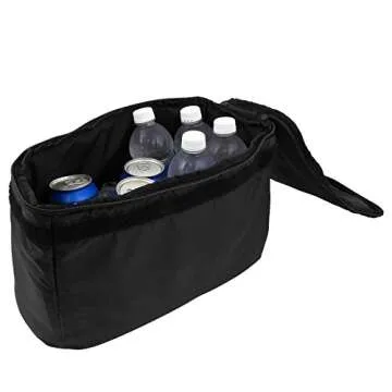 Ibera 2 in 1 Insulated Cooler Bike Bag for Grocery