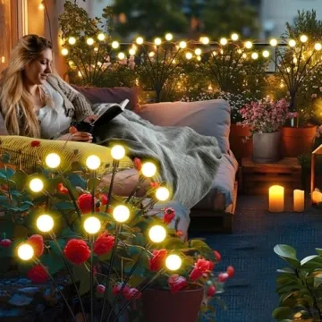 Solar Firefly Lights for Magical Garden Décor
