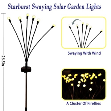 Solar Firefly Lights for Magical Garden Décor