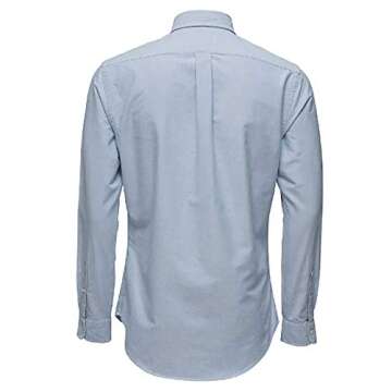 Polo Ralph Lauren Mens Classic Fit Oxford Longsleeve Buttondown Shirt (XX-Large, Light Blue)