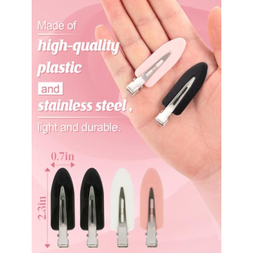 No Bend No Crease Hair Clips for Perfect Styling