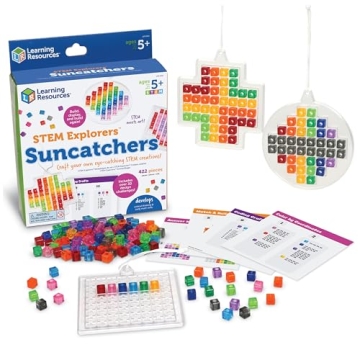 Learning Resources STEM Explorers Suncatchers Kit - Fun and Educational Toy for Kids 5+