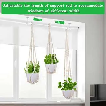 Lorbro Macrame Hanging Planter for Home Decor