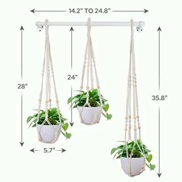 Lorbro Macrame Hanging Planter for Home Decor