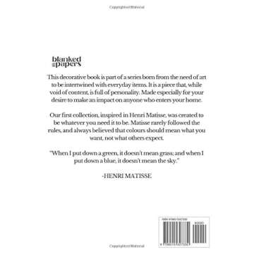 CLASSIQUES: a stackable decorative table book inspired by Henri Matisse (Henri Matisse: a collection of stackable table books for interior design)