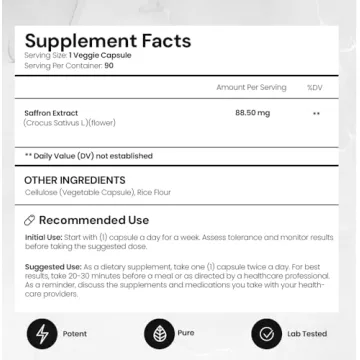 ACEWORKZ Saffron Supplements - Boost Mood & Support Health