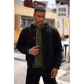 COOFANDY Men's Longd Sleeve Casual Hoodie Drawstring Running Sweatshirt Athletic Pullover with Pocket Army Green XS