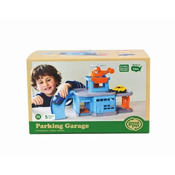 Green Toys Parking Garage - Eco-friendly Role Play Toy Set