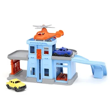 Green Toys Parking Garage - Eco-friendly Role Play Toy Set