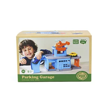 Green Toys Parking Garage - Eco-friendly Role Play Toy Set