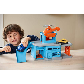 Green Toys Parking Garage - Eco-friendly Role Play Toy Set