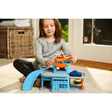 Green Toys Parking Garage - Eco-friendly Role Play Toy Set