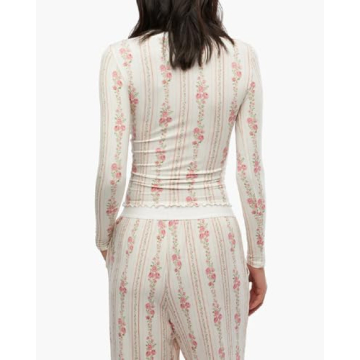 ROAONOCOMO Women Floral Lounge Set for Cozy Living