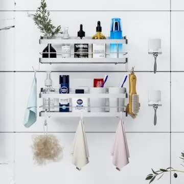 Carwiner Shower Caddy 2-Pack - Durable & Easy Install