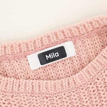 Personalized Clothing Labels for Daycare and Nursing Home