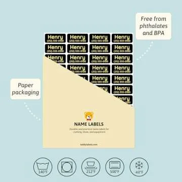 Personalized Clothing Labels for Daycare and Nursing Home