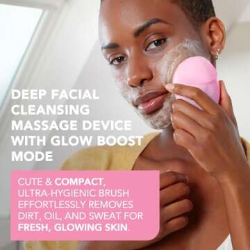 FOREO LUNA mini 3 Ultra-hygienic Facial Cleansing Brush - All Skin Types - Face Massager for Clean &...