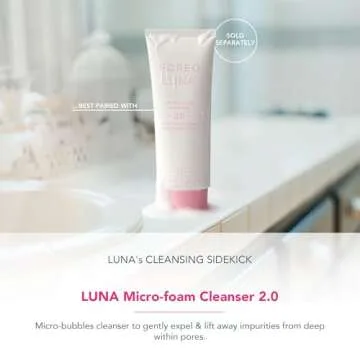 FOREO LUNA mini 3 Ultra-hygienic Facial Cleansing Brush - All Skin Types - Face Massager for Clean & Healthy Face Care - Extra Absorption of Facial Skin Care Products - Waterproof - Pearl Pink