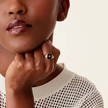 PAVOI 14K Gold Plated Signet Ring | Elegant & Eco-Friendly