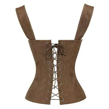 Vintage Boned Corset for Costumes and Casual Wear