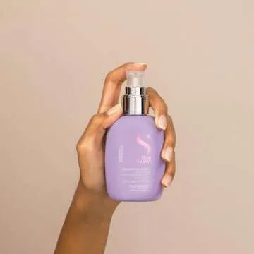 Alfaparf Milano Semi di Lino Smooth Smoothing Cream for Frizzy and Rebel Hair - Controls Frizz - Protects from Heat and Humidity - Straightens and Hydrates Unruly Hair, 4.23 fl. oz.