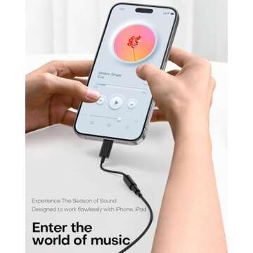 USB C to 3.5mm Headphone Jack Adapter, USB C to Aux Audio Dongle Cable Cord Compatible with iPad Pro/Samsung Galaxy S23, S23+, S22, S21 Plus/Ultra/Pixel 5 4 3 2 XL, Type C Devices