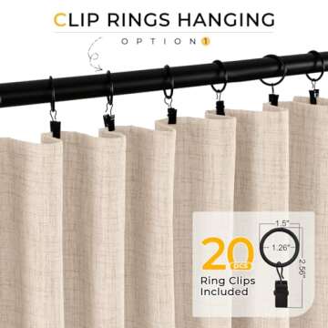 INOVADAY 100% Blackout Curtains - Luxurious and Efficient