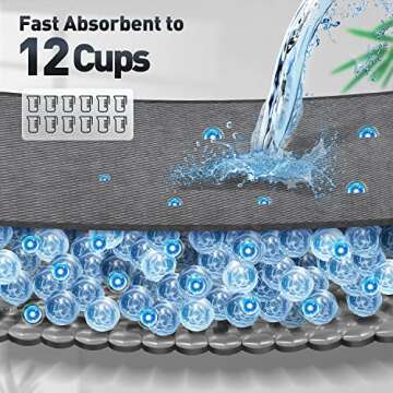 Gimars Odor-Control XXL Charcoal Dog Pee Pads - Leak Proof