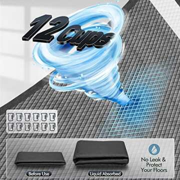 Gimars Odor-Control XXL Charcoal Dog Pee Pads - Leak Proof