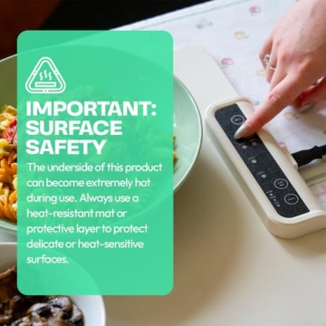Electric Food Warming Mat by Nobula - Stylish & Functional Warming Tray
