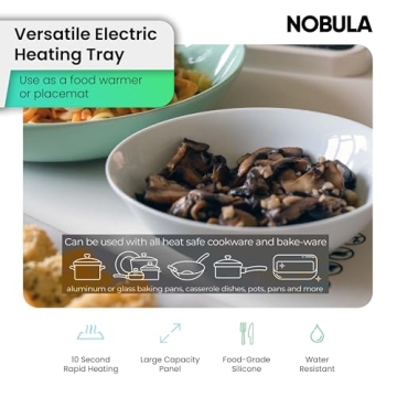 Electric Food Warming Mat by Nobula - Stylish & Functional Warming Tray