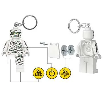LEGO Mummy Keychain Light - Perfect for Halloween Fun