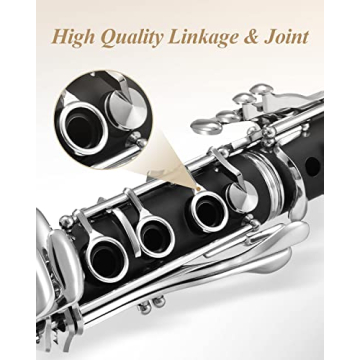 Eastar B Flat Clarinet for Beginner, ECL-300 with Accessories