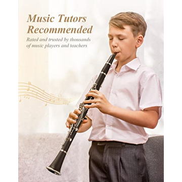 Eastar B Flat Clarinet for Beginner, ECL-300 with Accessories