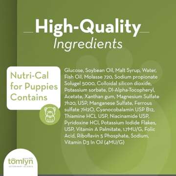 Tomlyn High Calorie Nutritional Gel for Puppies, (Nutri-Cal) 4.25 oz (3 Pack)
