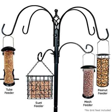 Ashman Deluxe Bird Feeding Station – 91" Tall and Stable