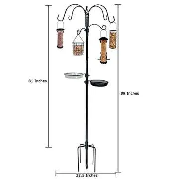 Ashman Deluxe Bird Feeding Station – 91" Tall and Stable