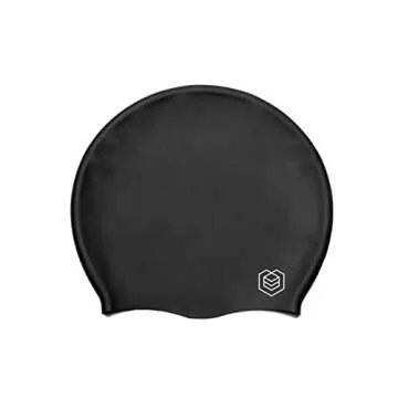 SOUL CAP JR - Large Kid's Silicone Swimming Cap for Long Hair