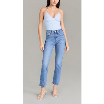 Levi's Premium Wedgie Straight Jeans - Flattering Fit & Style
