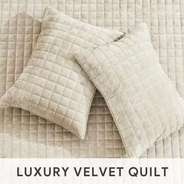 RECYCO Luxe Velvet Quilt Set For Chic Home Decor